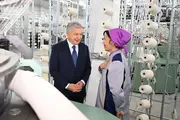Мирзиёев посетил текстильную фабрику за $54 млн в Карши
