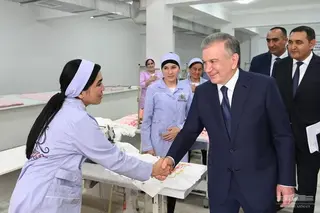 Light industry companies established in Ferghana’s districts