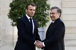 Shavkat Mirziyoyev congratulates Emmanuel Macron