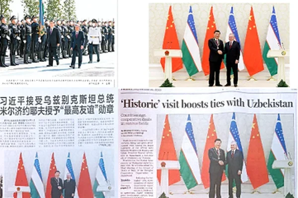 Chinese media about Uzbek-Chinese high-level talks