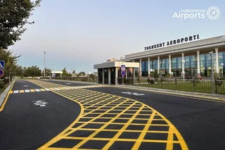 Привокзальная площадь терминала внутренних авиалиний открыта после реконструкции