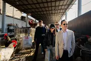 Саида Мирзиёева и Сержио Гор посетили рынок в Узбекистане