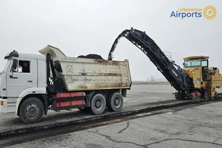 Farg‘ona aeroportida perronni ta’mirlash ishlari boshlandi