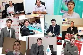 Бизнесмены поздравляют Коммерсант.Уз