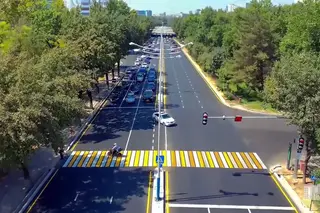 В Чиланзаре изменили схему движения на Актепа