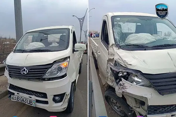 Два человек погибли при столкновении автомобилей в Алмазарском районе