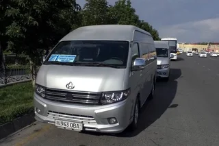 A new route taxi launched in Samarkand, linking tourist streets