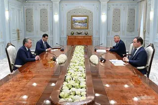 President of Uzbekistan discusses with the Prime Minister of Belarus the prospects for the development of practical cooperation