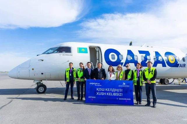 "Samarqand — Astana" yo‘nalishida to‘g‘ridan-to‘g‘ri aviaqatnov yo‘lga qo‘yildi