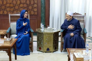 Oʻzbekiston va Misr hamkorlikni mustahkamlamoqda: Saida Mirziyoyeva Al-Azhar majmuasi rahbari bilan uchrashdi
