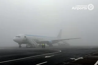 Namanganda tuman: reyslar zaxira aerodromlariga yo‘naltirildi