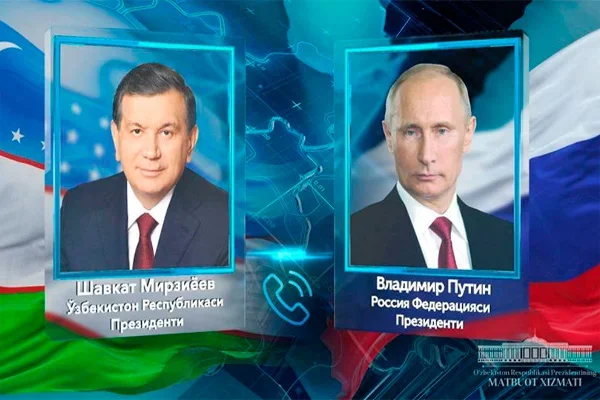 Uzbek, Russian Presidents discuss ties, upcoming contacts