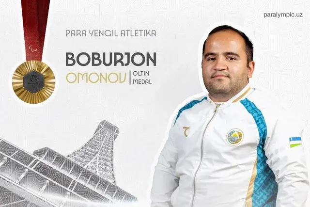 Bobur Omonov becomes two-time Paralympic Champion