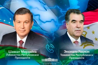 Президенты Узбекистана и Таджикистана провели телефонный разговор