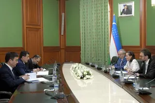Владимир Норов провел переговоры с главой Делегации Европейского Союза в Узбекистане