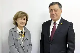 Vladimir Norov meets with the OSCE Representative on Freedom of the Media
