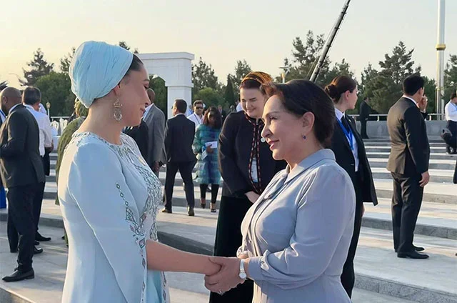 Председатель Сената встретилась с представителями ОИС и Благотворительного фонда имени Гурбангулы Бердымухамедова