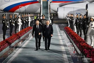 Владимир Путин прибыл в Узбекистан