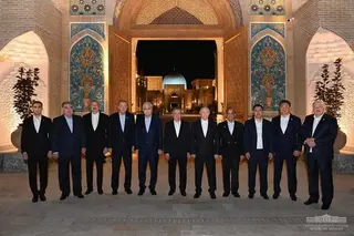 Samarkand hosts a reception in honor of the guests