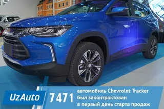 The new Chevrolet Tracker 2023 on the first day of sales set a record