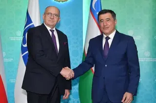 Vladimir Norov receives a delegation led by the OSCE Chairman-in-Office