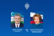 Мирзиёев поздравил Матвиенко и обсудил межпарламентское сотрудничество