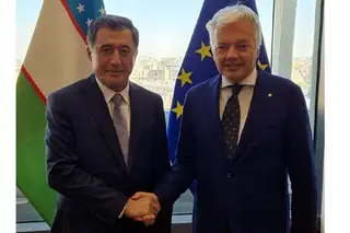 Acting Uzbek FM meets with European Commissioner for Justice Didier Reynders