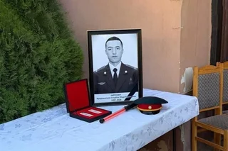 В Коканде простились с погибшим сотрудником ДПС