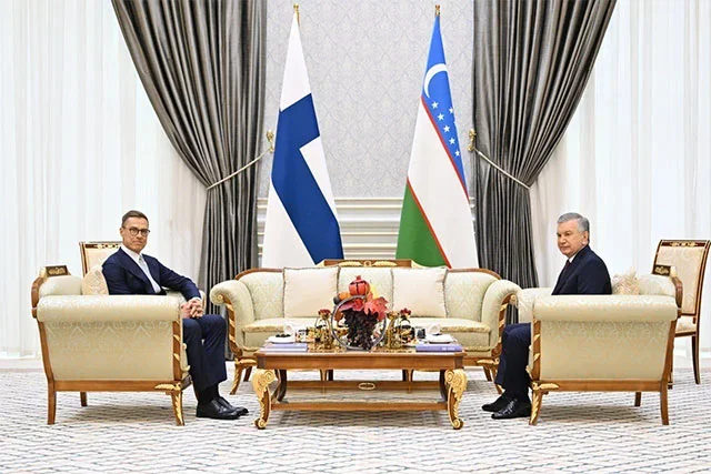 O‘zbekiston va Finlyandiya Prezidentlari ko‘p qirrali hamkorlikni kengaytirish istiqbollarini muhokama qildilarO‘zbekiston va Finlyandiya Prezidentlari ko‘p qirrali hamkorlikni kengaytirish istiqbollarini muhokama qildilar