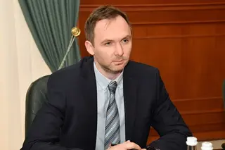 Vladimir Norov receivesthe Ambassador of Latvia