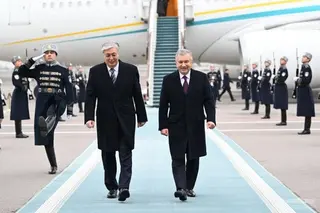 President of Kazakhstan arrives in Tashkent