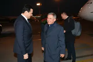 President of of Tatarstan arrives on a working visit to Uzbekistan