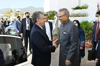 President of Uzbekistan meets with the President of Pakistan