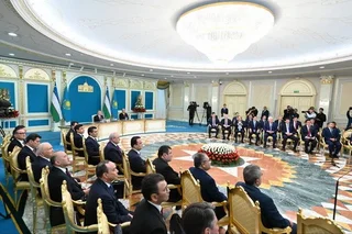 Давлат раҳбарлари қўшма лойиҳаларни ишга тушириш маросимида иштирок этдилар