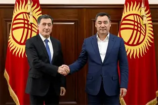 President of the Kyrgyz Republic receives the Minister of Foreign Affairs of Uzbekistan Vladimir Norov