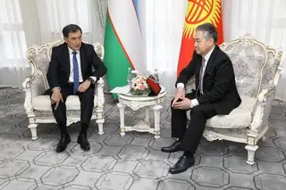 Uzbek FM visits the Kyrgyz Republic