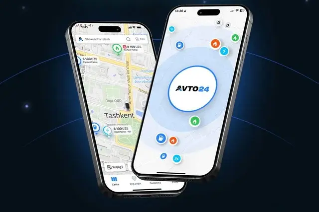 «Avto24» – ёқилғи қуйиш, газ тўлдириш ва электр қувватлаш шохобчалари ҳақида маълумот берувчи илова тест синовида ишга туширилди