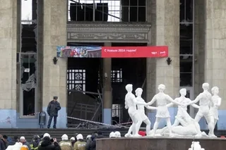 A suicide bomber kills 13 at Russian train station