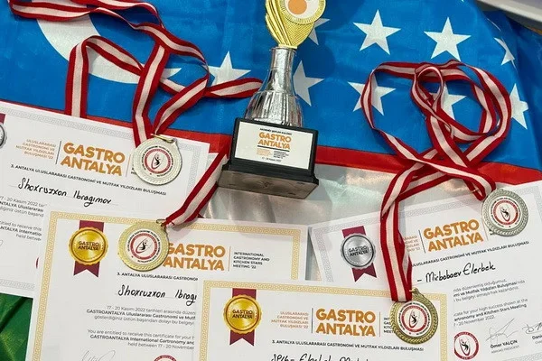 The Association of Chefs of Uzbekistan wins prizes at the International Culinary Championship Gastro Antaliya 2022
