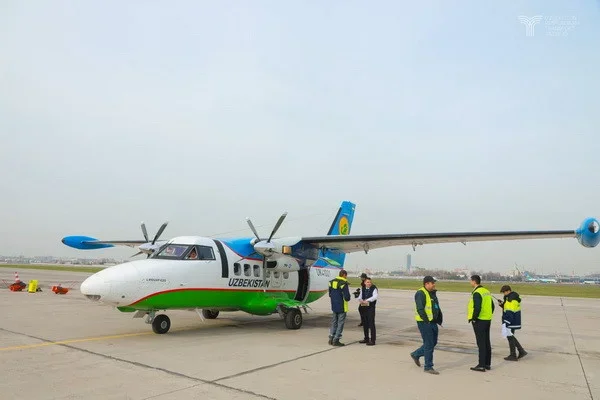 Uzbekistan Airways провела испытательный полет из Сариасии в Ташкент (видео)