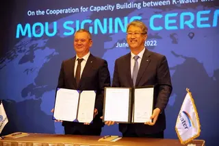 Uzsuvtaminot and K-Water Corporation sign a memorandum of understanding on cooperation to build capacity in the field of drinking water supply and sanitation in Uzbekistan