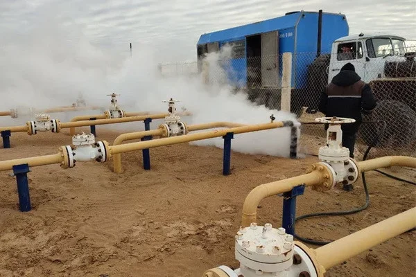 Measures are being taken to ensure uninterrupted gas production in cold weather