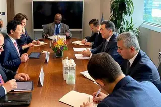 Uzbek FM holds a meeting with the FAO Director-General