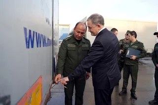 EEC Minister Visits Border Checkpoints Between Uzbekistan and Kazakhstan