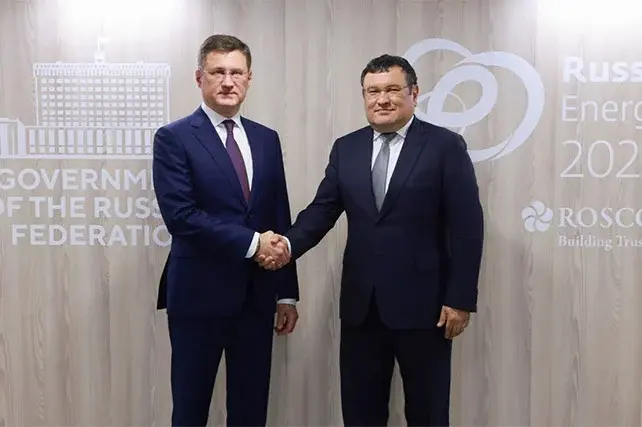 Novak and Mirzamakhmudov Discuss Development of Russia–Uzbekistan Energy Cooperation