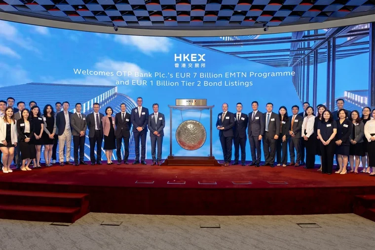OTP Bank Becomes First EU Financial Institution to Open a EUR 7 Billion EMTN Programme on the Hong Kong Stock Exchange