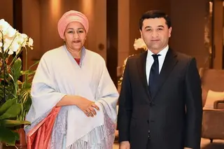 An exchange of views takes place on topical issues of cooperation between Uzbekistan and the UN