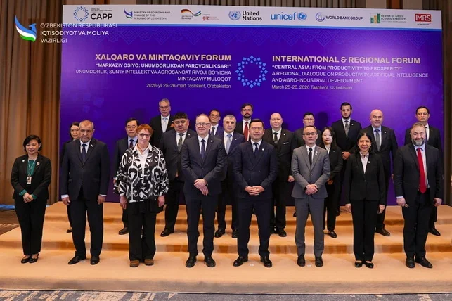 Central Asia Forum in Tashkent Focuses on Productivity