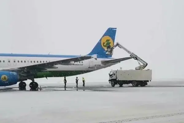 Urgench Airport is closed due to weather conditions