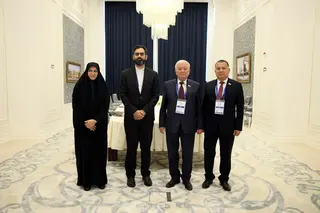 Burkhanov, Monfarid Discuss Interparliamentary Cooperation